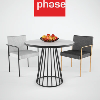 Trolley bar stool &amp; Side Chair — Ver 3