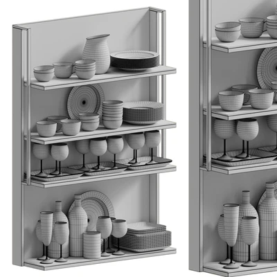 Decorative set of dishes for the kitchen — Вид 5