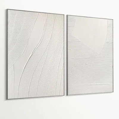 Plaster Two Photo Frame D-603 — Ver 6