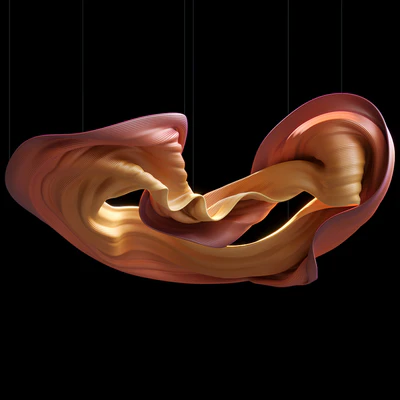 Pendant sculpture by Vargov Design - Antelope Canyon — Ver 1
