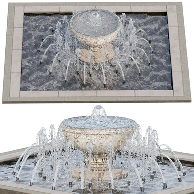 Waterfall fountains cascade 25 — Ver 6