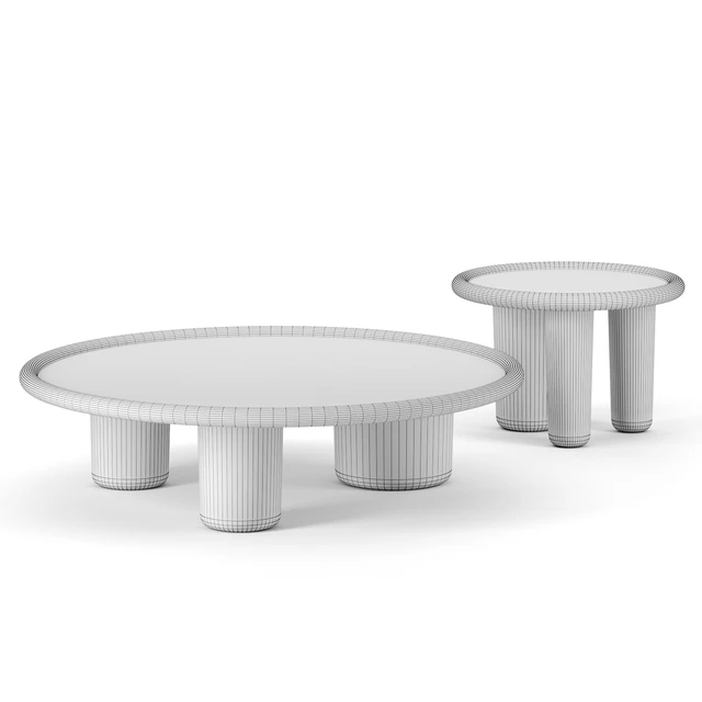 Pluto coffee tables by Tacchini — Descargar