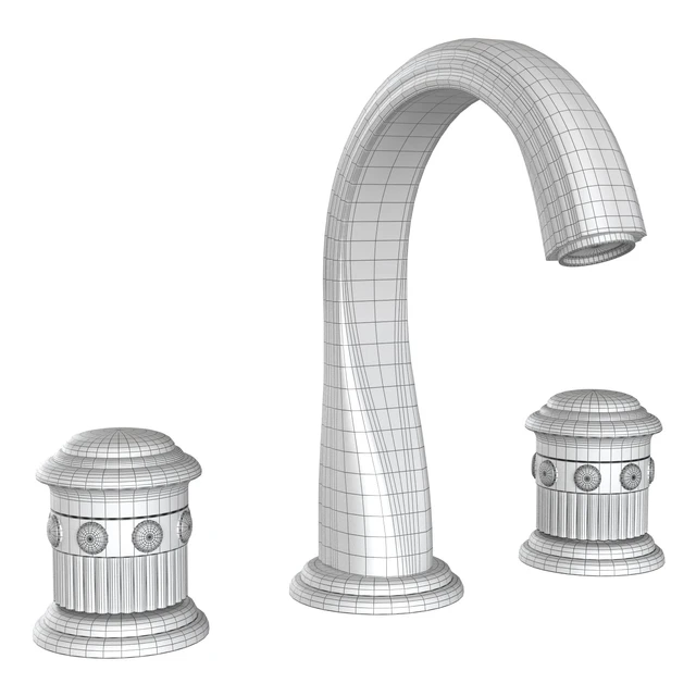 Basin faucet THG Bathroom Trocadero Tiger eye — Descargar