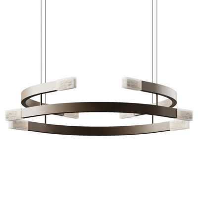 CTO Lighting Trace Circular Chandelier — View 5