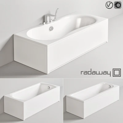 Radaway baths Set 2 + Steinberg bath/shower mixer — Вид 1