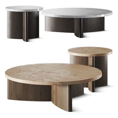 Four Hands Toli Travertine Coffee Table — Вид 1