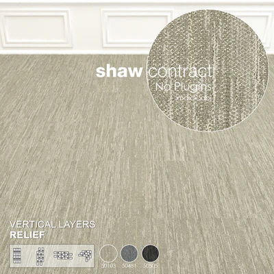 Shaw Carpet Vertical Layers Wall to Wall Floor No 3 — Ver 3
