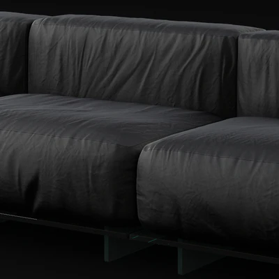 Glas Italia Crystal Lounge sofa — Ver 3