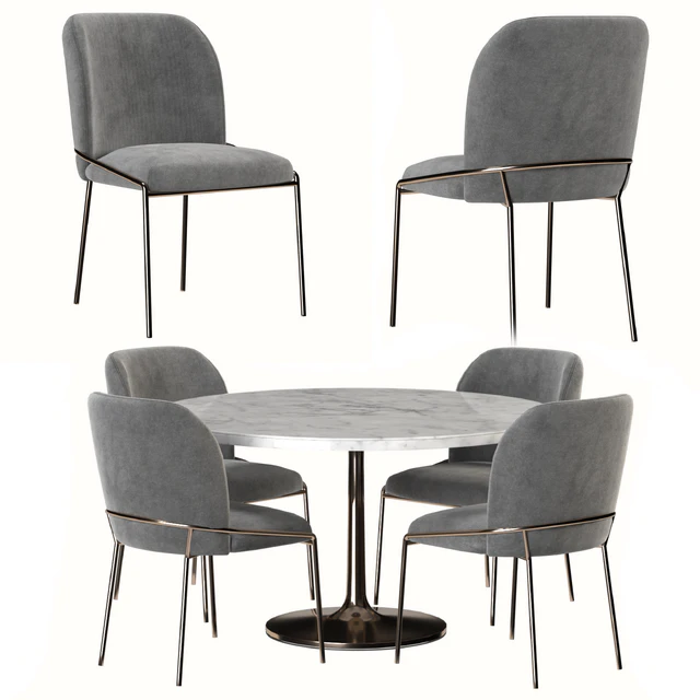 West elm & Crate And Barrel dining set — Скачать