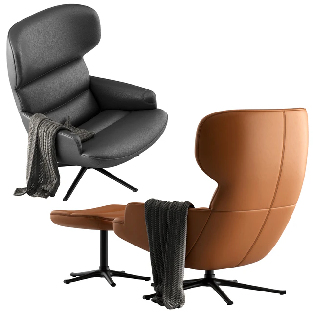 Boconcept-Trento chair + Trento footstool — Descargar