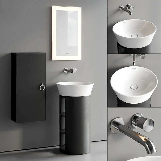 Duravit White Tulip Vanity Unit Set 4 — Descargar