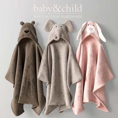 RH / ANIMAL HOODED TOWELS — Ver 1