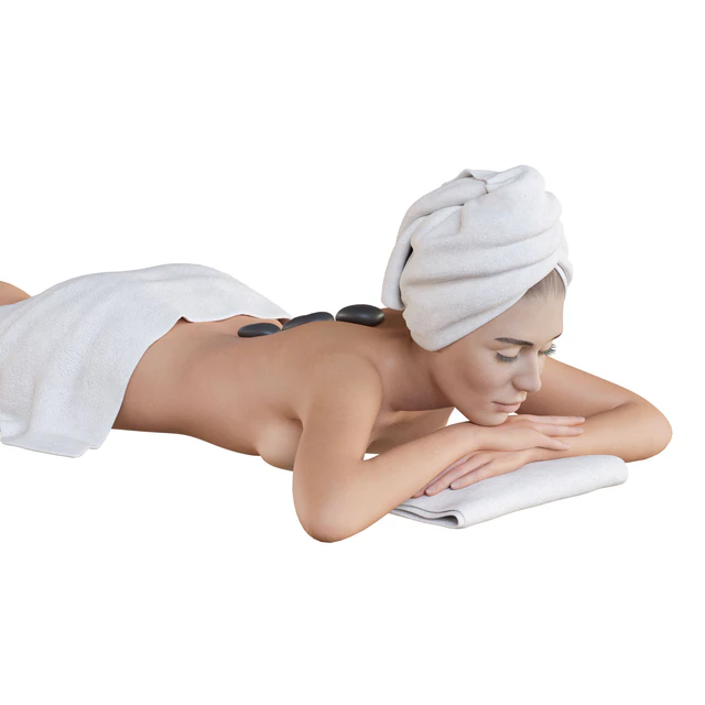 Girl at a spa treatment — Descargar