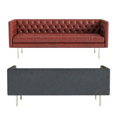 West Elm Modern Chesterfield Sofa — Ver 3
