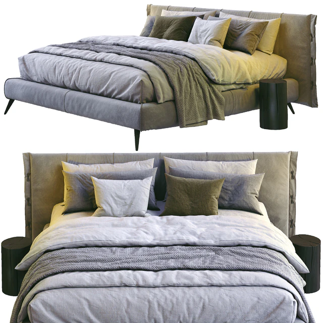 Cuff Bed Bonaldo — Скачать