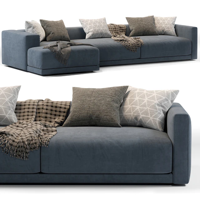 Lario Flexform Chaise Longue Sofa — Скачать