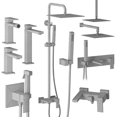 Faucets and showers Boheme Qubic set — Ver 5