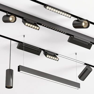 Modern Magnetic Track Lights — Ver 1