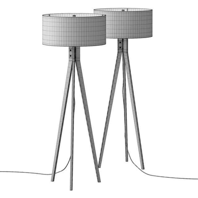 Folk Tripod Floor Lamp — Descargar