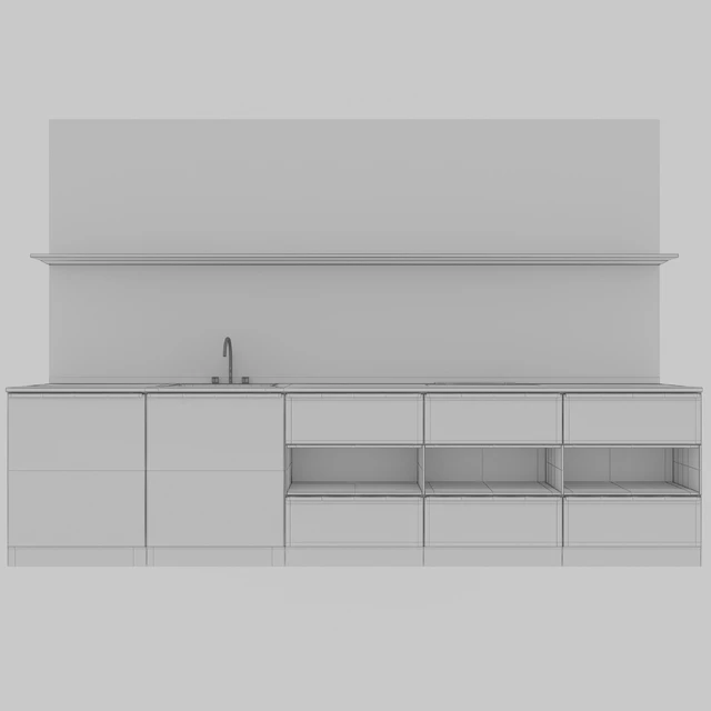 Green kitchen — Скачать