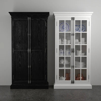 French Casement 2-Door Cabinet — Ver 3