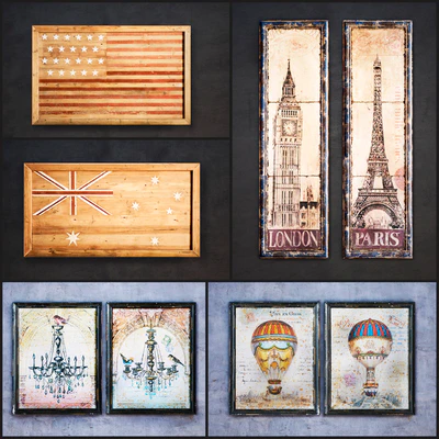 The picture in the frame: 9 piece (Collection 8) — Ver 1