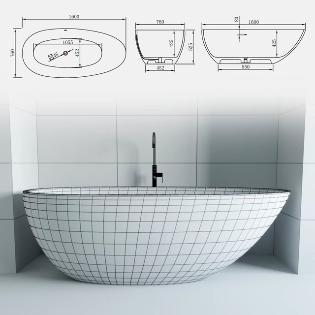 matt bathtub KKR-B068 — Descargar
