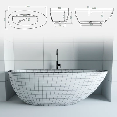 matt bathtub KKR-B068 — Ver 5