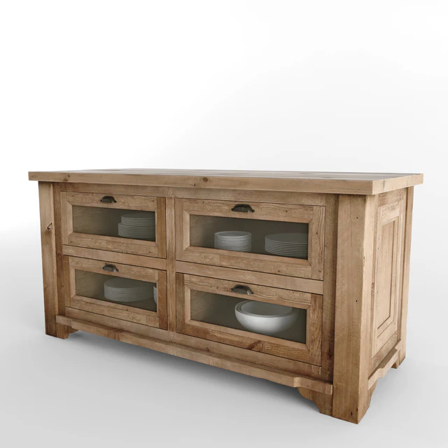 20TH C. SALVAGED WOOD KITCHEN ISLAND — Descargar