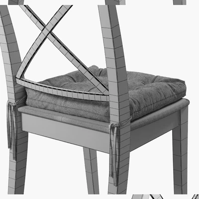 Ikea Ingolf chair with pillow Hoff — Ver 3