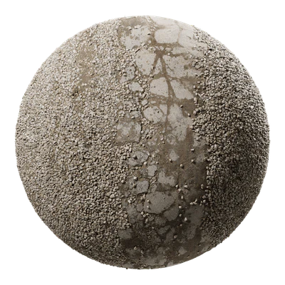deteriorated exposed aggregate concrete texture warm grey — скачать
