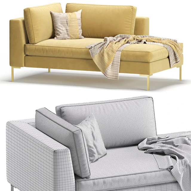 Daybed Kona 5 Colors Version/Кушетка Kona — Descargar