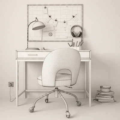Workplace I Рабочее место 01 — Вид 4