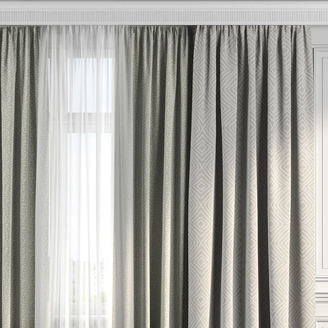 Curtains with window 177 — Descargar