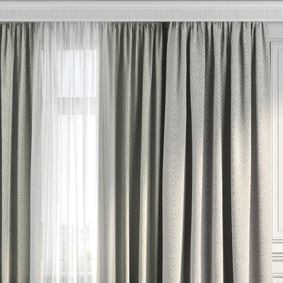 Curtains with window 177 — Ver 5
