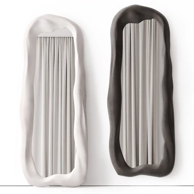 Large mirrors in sculptural ceramic frames by O.Garikova — Ver 7