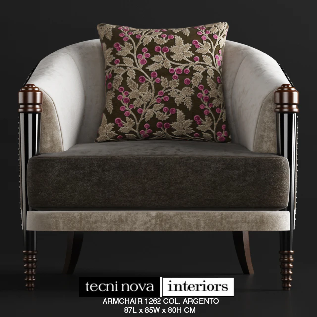 TECNINOVA-1262 ARMCHAIR COL. ARGENTO — Descargar