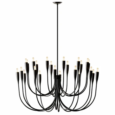 Liona Brass Candelabra Chandelier Light — Ver 4