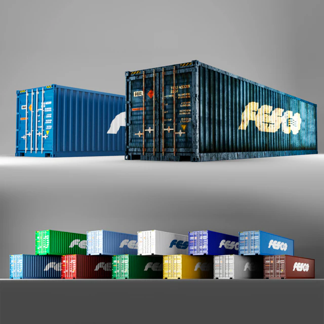 40 ft shipping container Fesco — Скачать