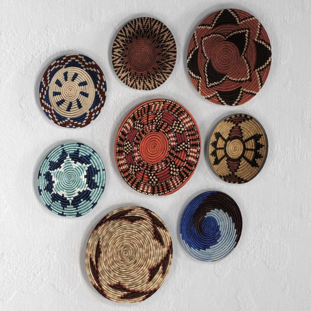 Wicker African wall baskets — Descargar