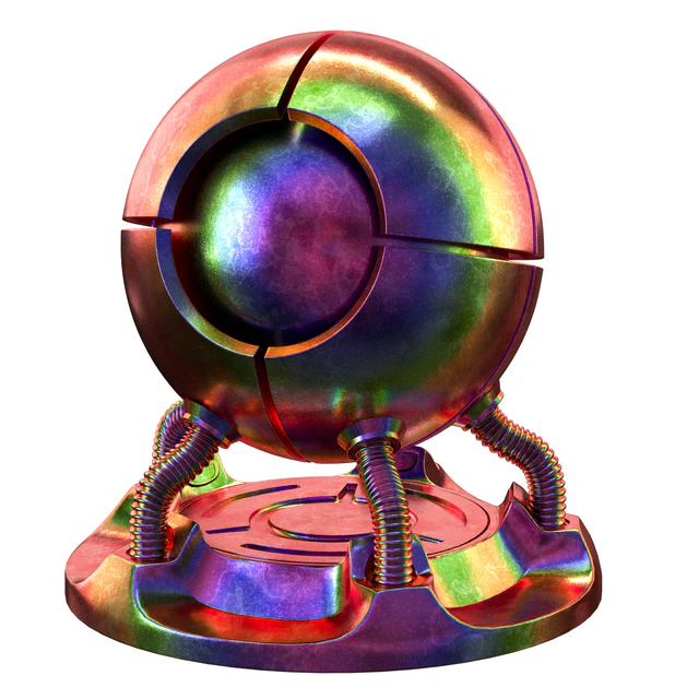 Rainbow metal material — Descargar
