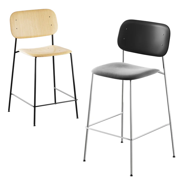HAY Soft Edge P10 Bar Stool — Descargar