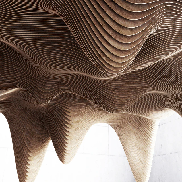 Parametric decor holl / Параметрический декор зал — Скачать