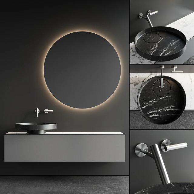 Falper Eccentrico Vanity Unit Set 1 — Скачать