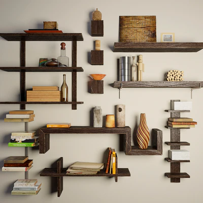 Shelves with decor — Ver 1