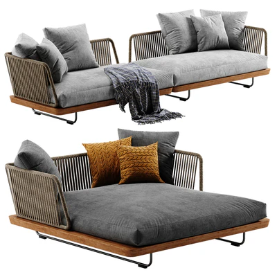 Minotti Sunray sofa set 3 — Ver 1