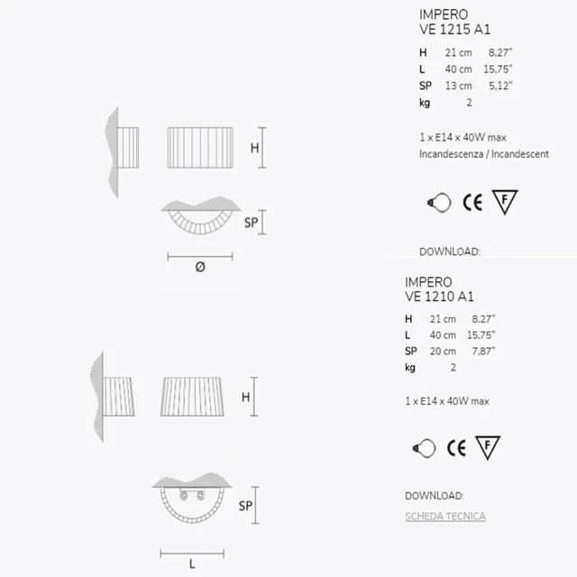 Masiero  IMPERO VE 1210 A1  &  VE 1215 A1 — Скачать