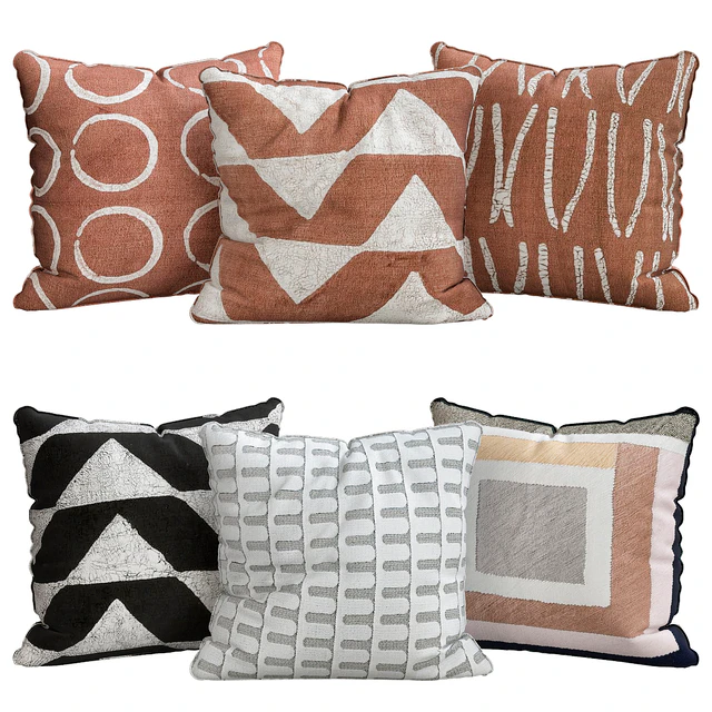 Pillows for sofa 6 pieces №30 — Скачать