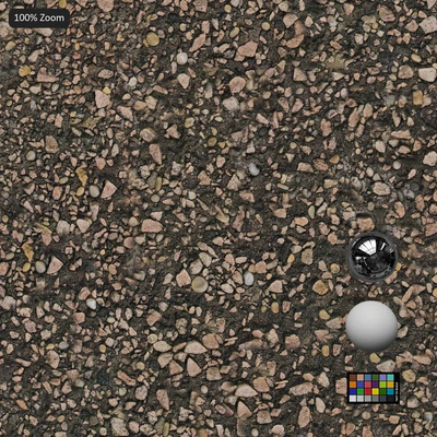 exposed aggregate concrete wall texture grey — Вид 6