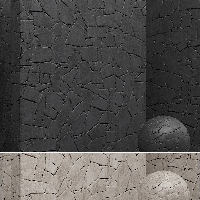 Material (seamless) - stone, panel set 84 — Descargar